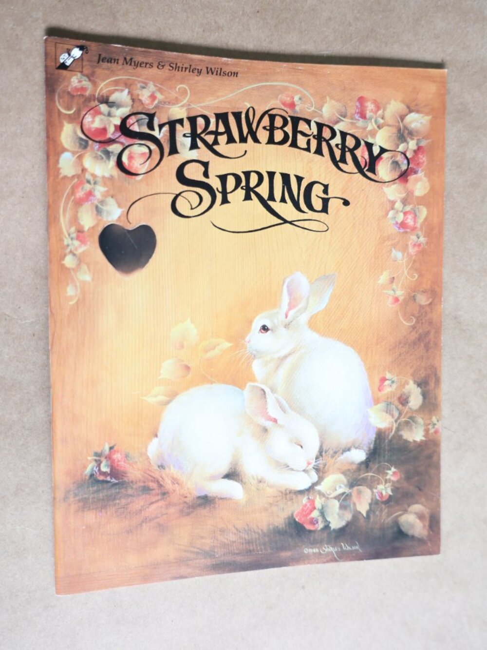 Vintage  Folk Art Strawberry Spring Crafts booklet